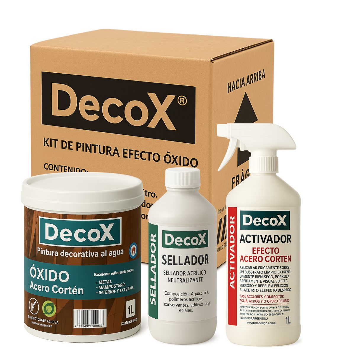 kit decox Óxido corten kit decox Óxido corten