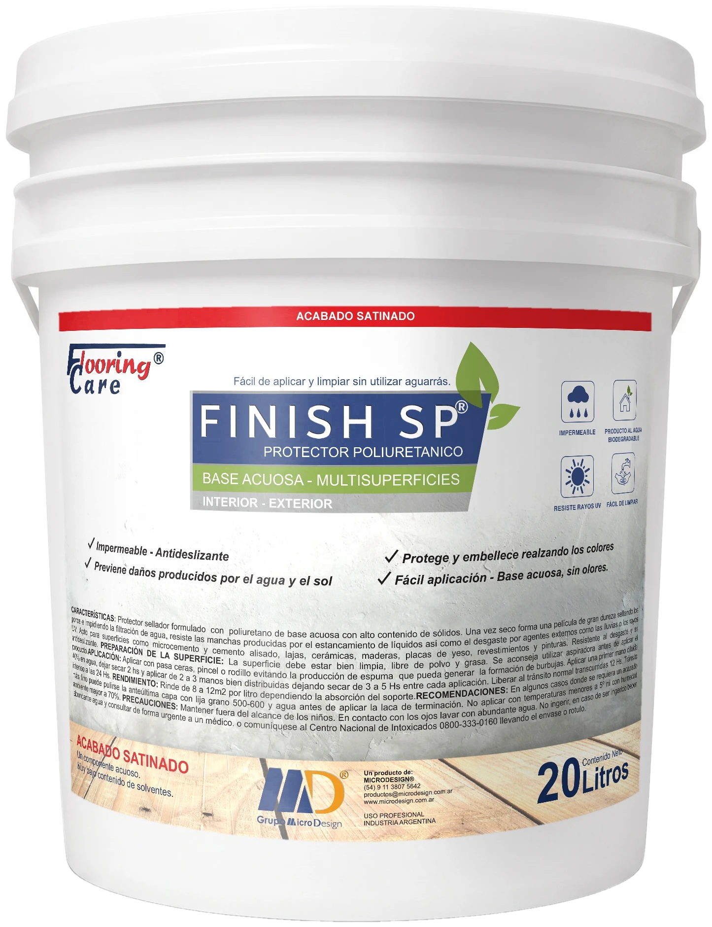 flooring care finish sp satinado 20l flooring care finish sp satinado 20l